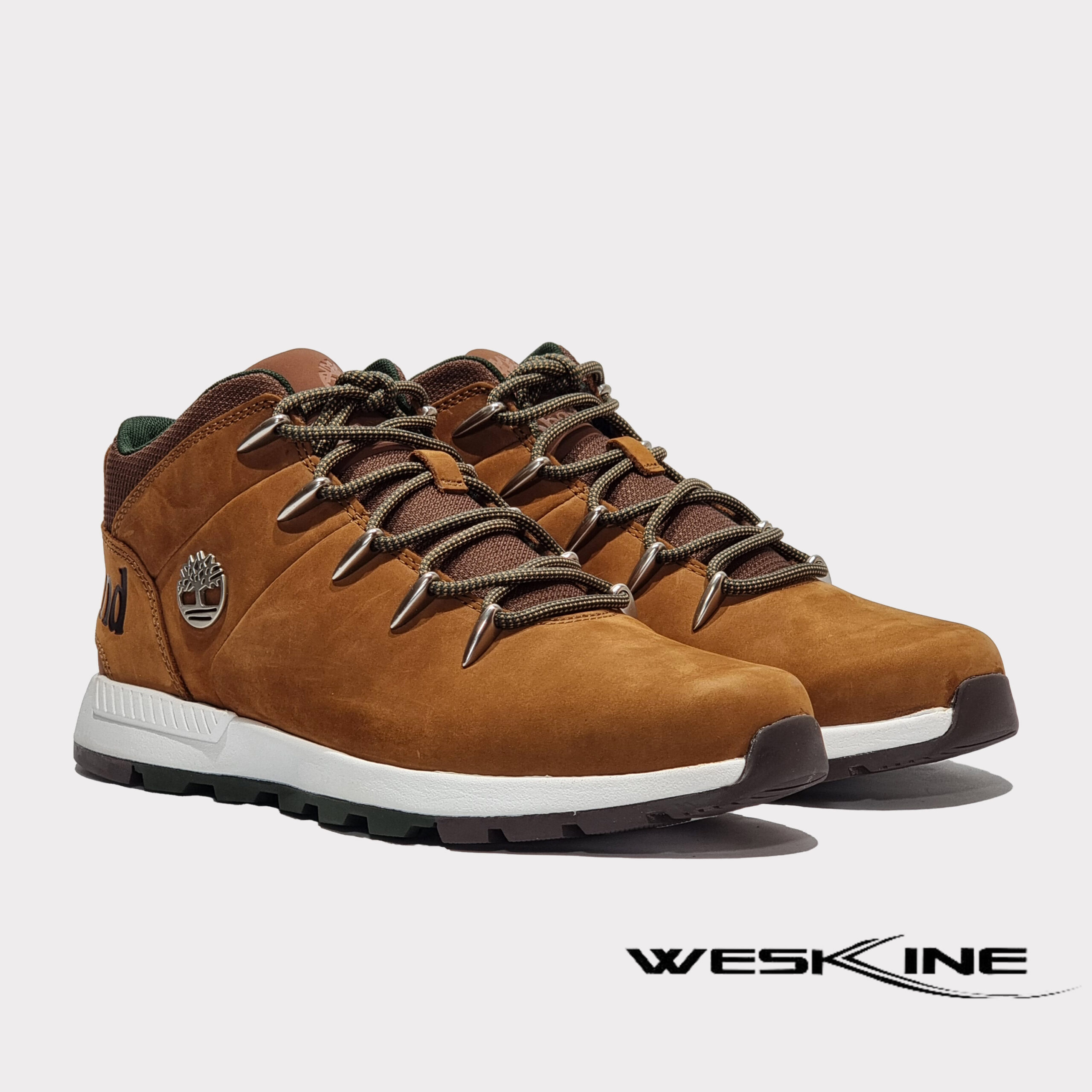 Timberland Euro Sprint Mid Hiker Rust Nubuck – Image 2