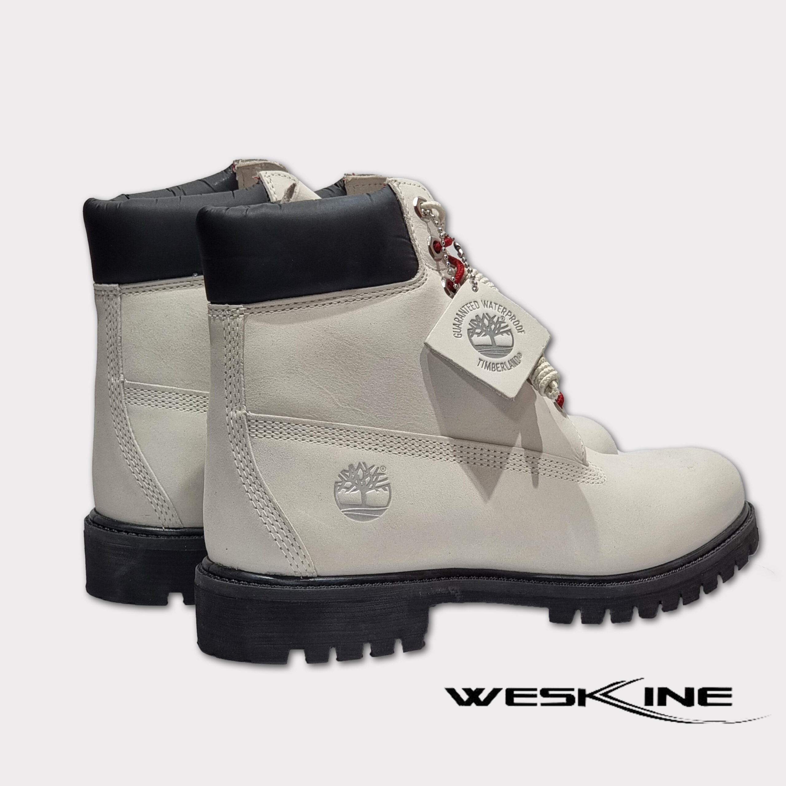 Timberland Premium 6 Inch Waterproof Boot Black Nubuck – Image 2