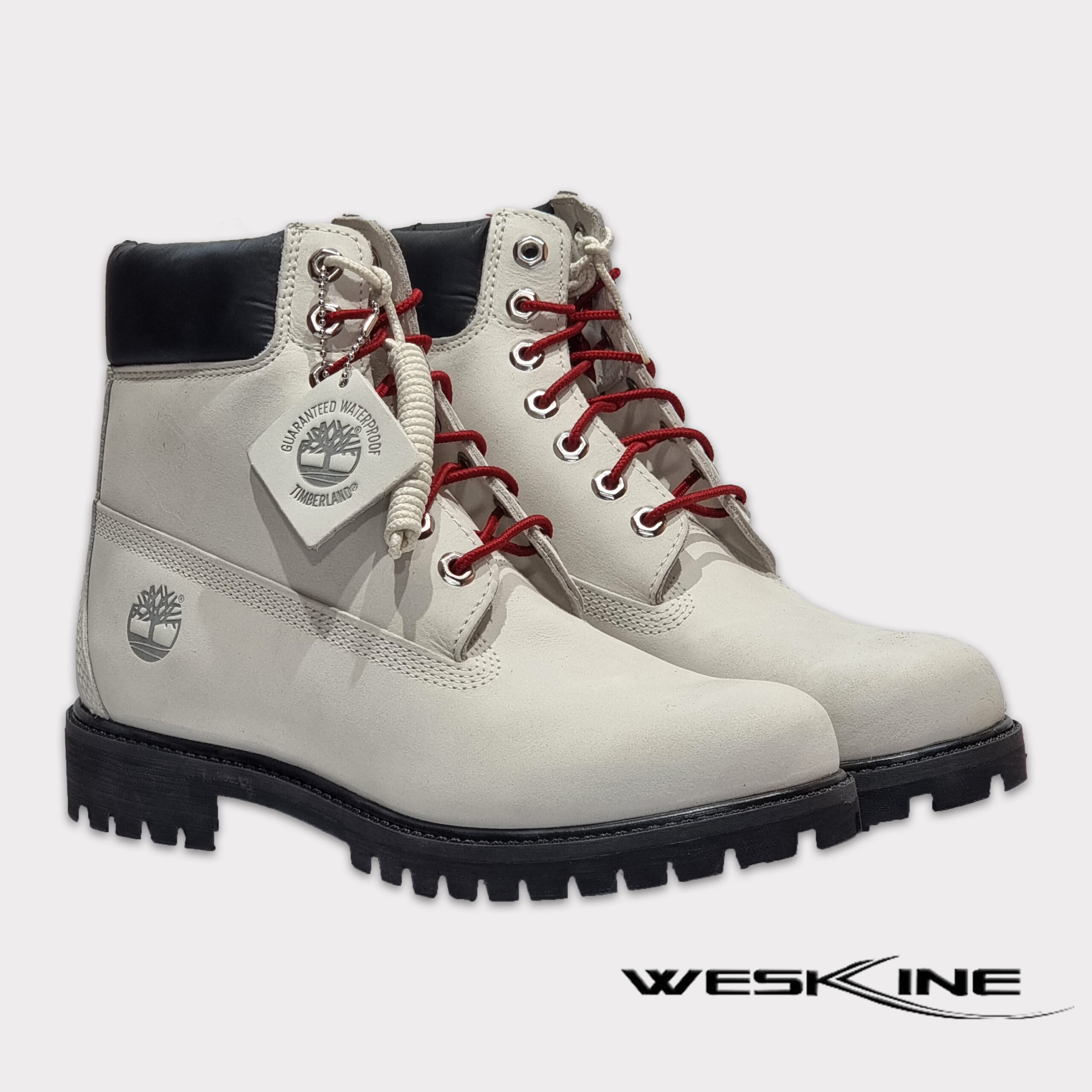 Timberland Premium 6 Inch Waterproof Boot Black Nubuck – Image 3