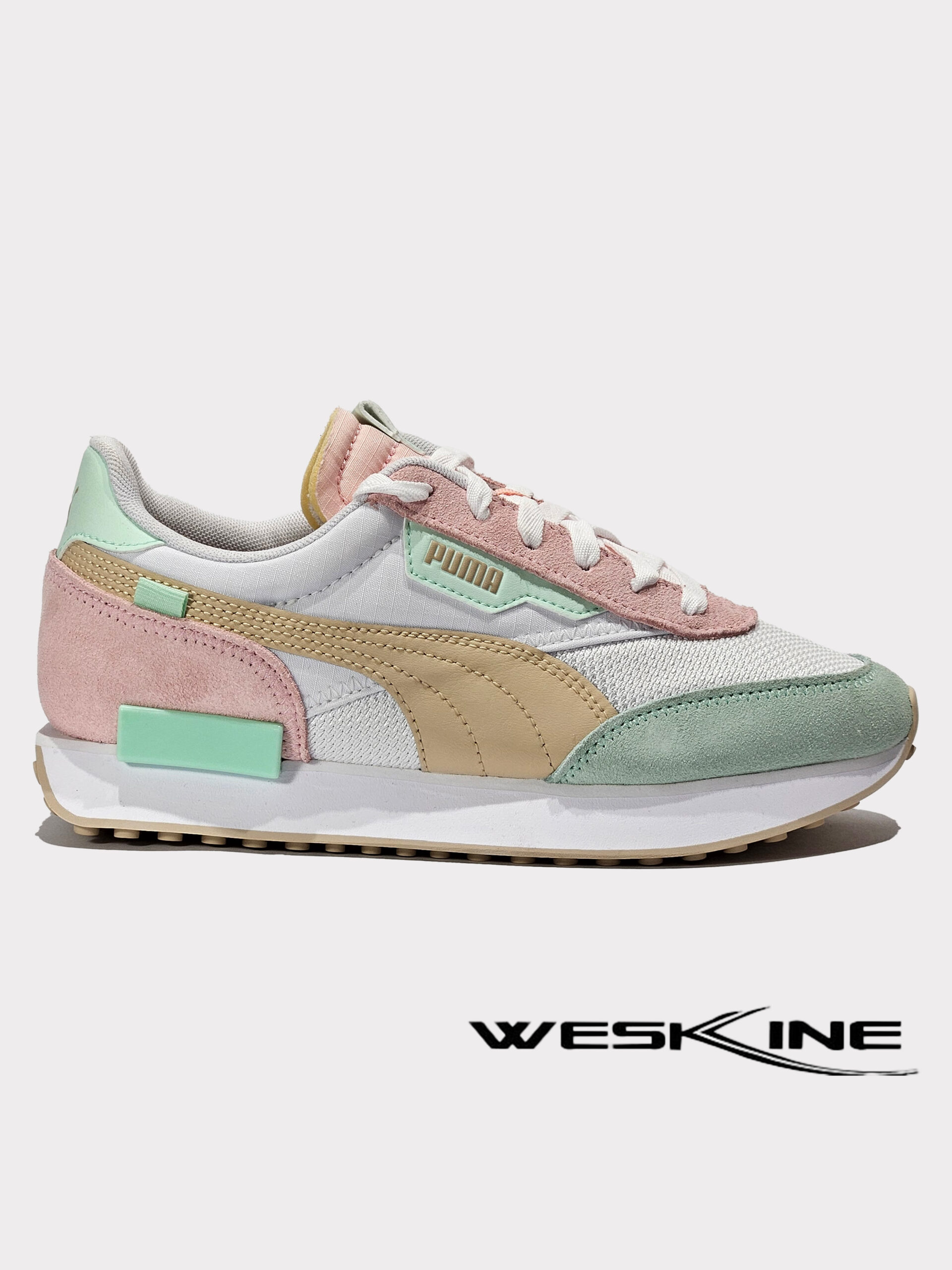 Baskets Future Rider Soft en Puma White-Rose Dust