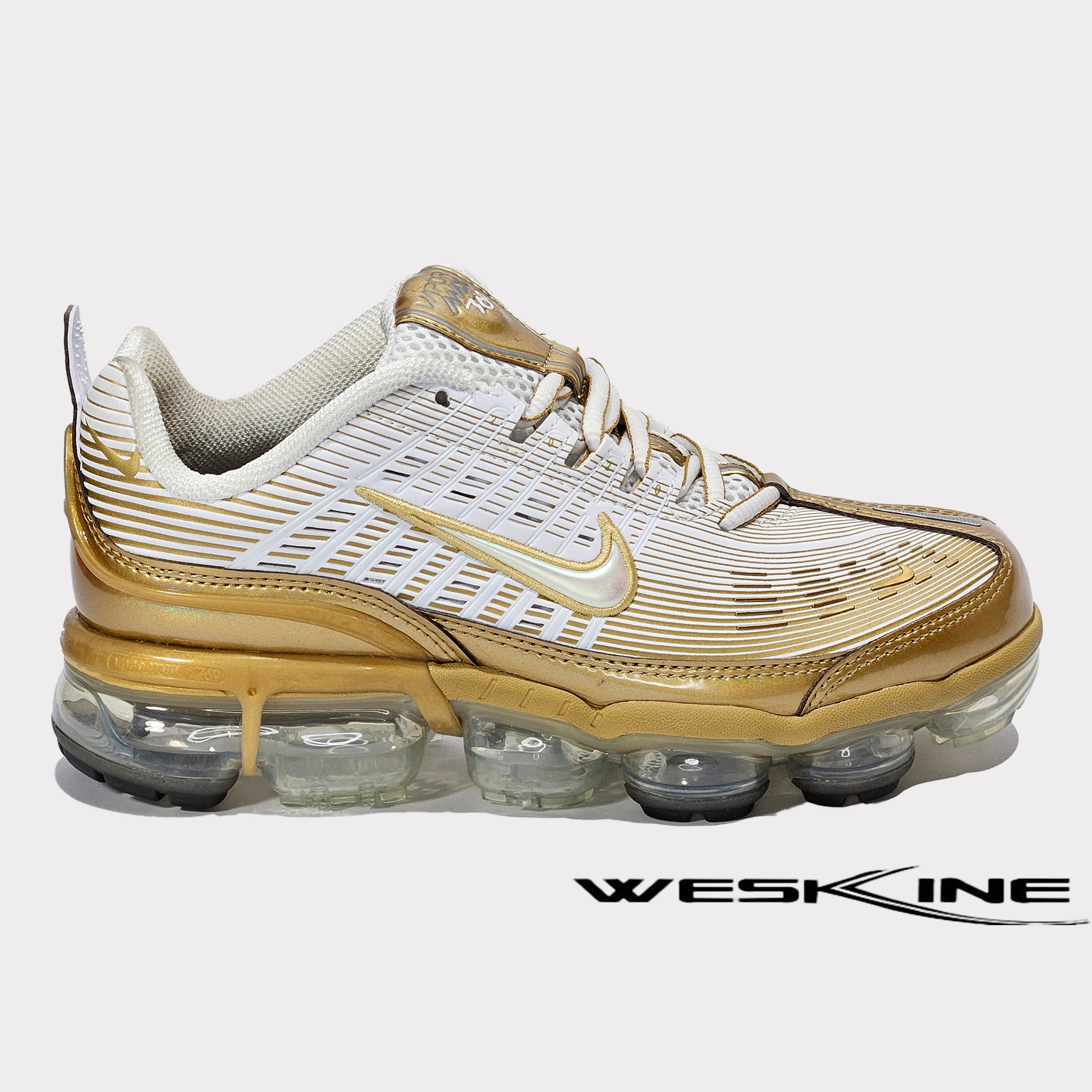 Nike Air Vapormax 360 CK9670 101 en blanc et or métallique